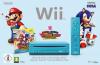 Wii Blue Console - Mario & Sonic at the London 2012 Olympic Games Bundle Box Art Front